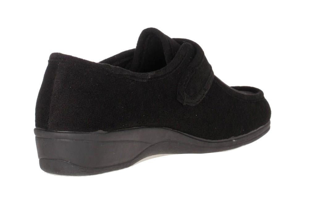 Zapatillas de casa Doctor Cutillas 771 en negro para mujer