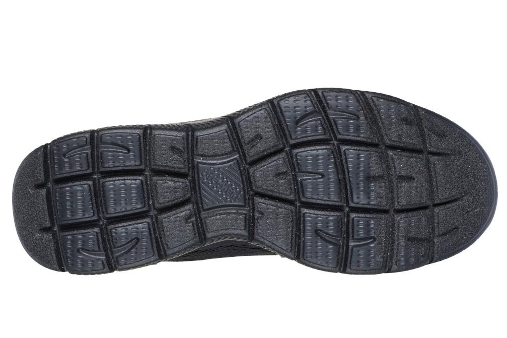 Zapatillas deportivas Skechers 232963 negras con elásticos para hombre