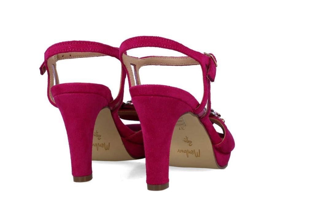 Sandalias de tacón Menbur PUPPIS 23852 en buganvilla