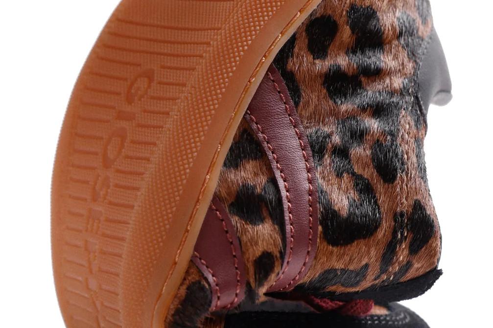 Zapatillas deportivas Barefoot Gioseppo 80671 de Piel Animal Print en leopardo para mujer