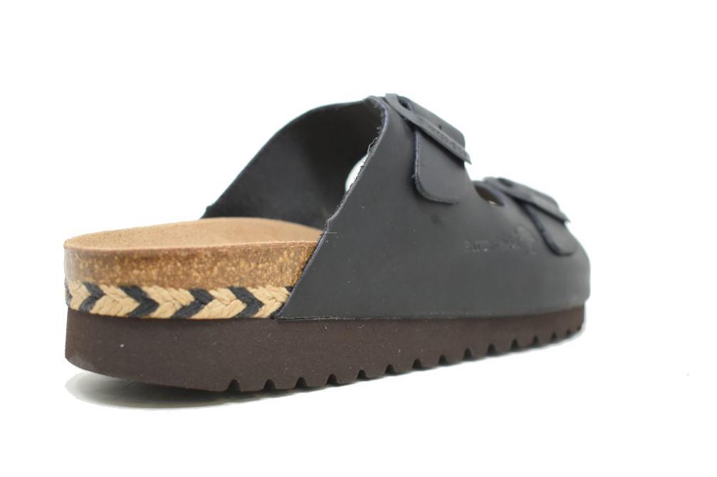 Sandalias con plataforma Inter-bios 7206-C en negro para mujer