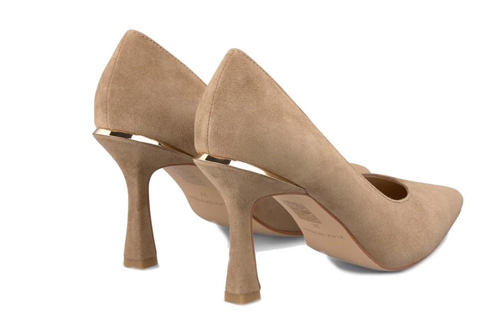 Zapatos de tacón alto Alma en Pena I250415 en color camel-Zapatos de fiesta