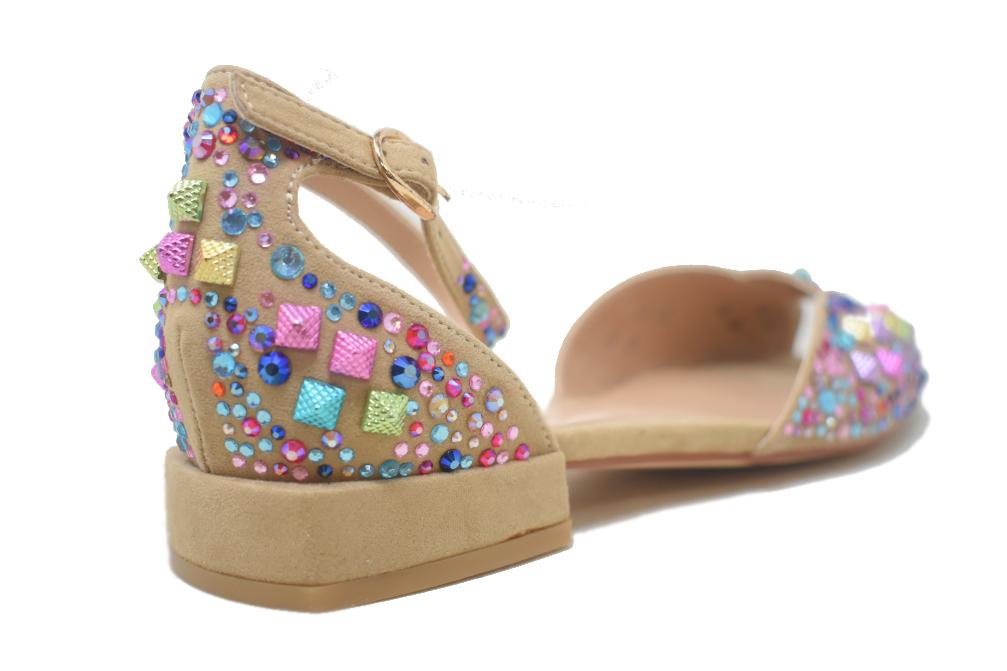 Bailarinas de fiesta Alma en Pena V2651854 en multicolor – Zapato Cangrejera planos