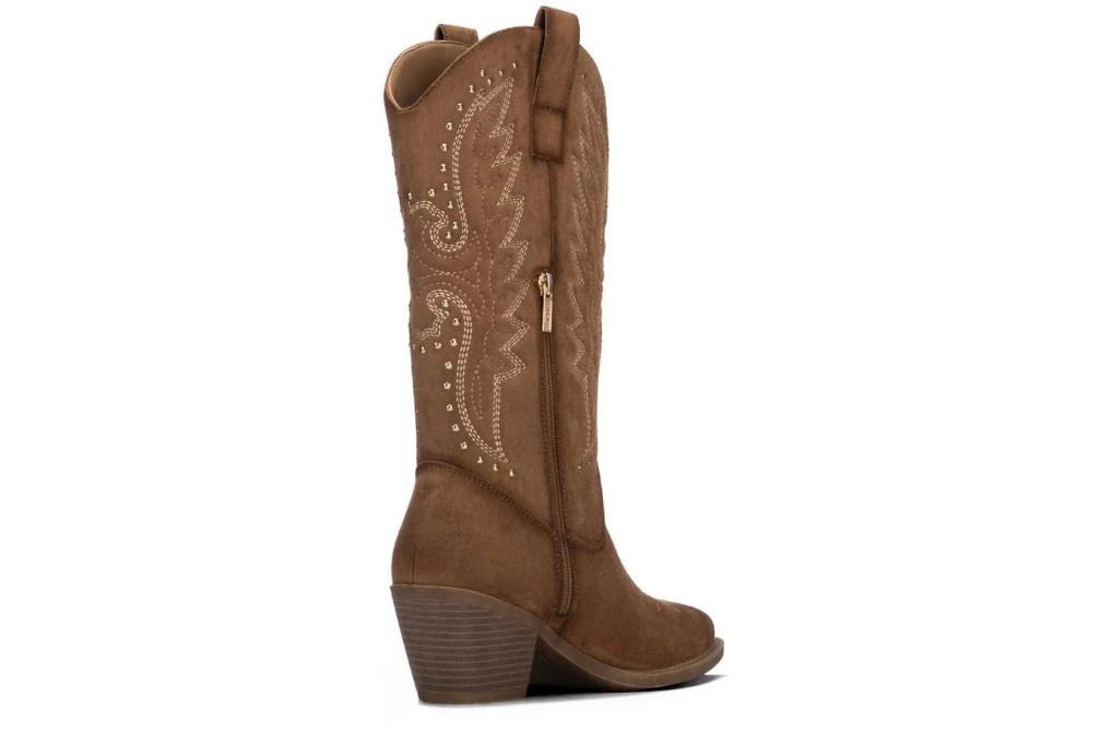 Botas cowboy XTI 146102 en taupe para mujer