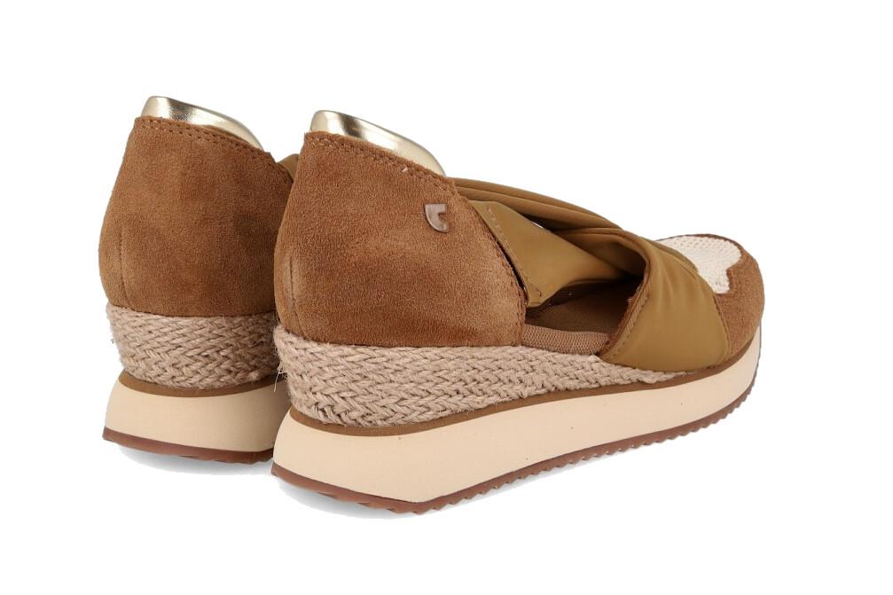 Zapatillas deportivas abiertas Gioseppo VUKA para mujer en camel - Bailarinas