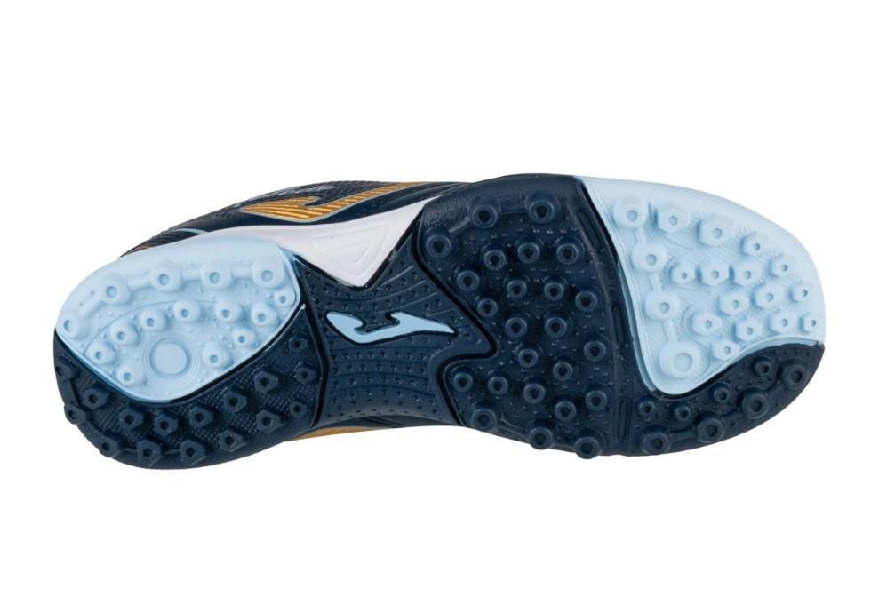 Zapatillasde fútbol Joma Toledo Jr 2503 en azul marino para niño