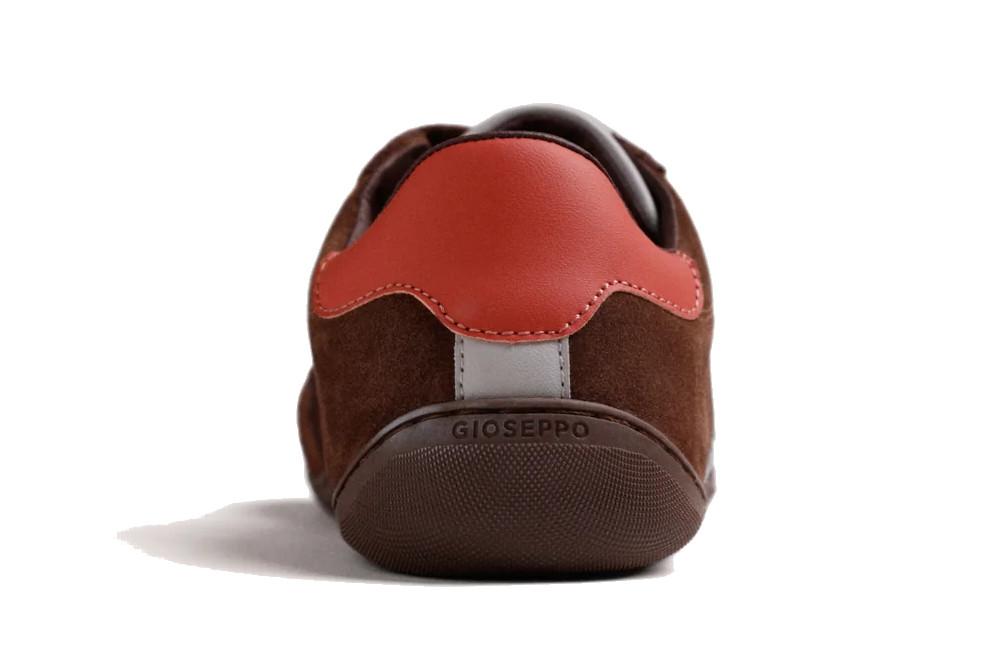 Zapatillas deportivas Barefoot Gioseppo 80249 de Piel marrón chocolate para mujer
