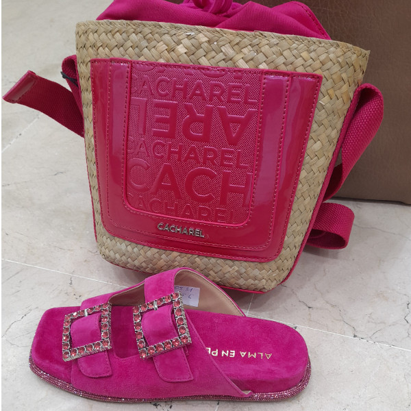 Sandalias Alma en Pena V240881 en fuxia para mujer